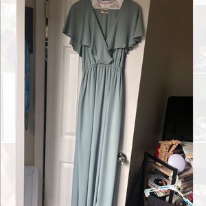 Sage, Show Me Your MuMu bridesmaid dress, x-small